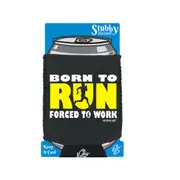 Personal Best RunningBorn To Run - Funny Novelty Stubby Holder With Base
