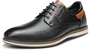 [Bruno Marc] Men's Black Casual Dress Shoes LG19008M Size 12 M US