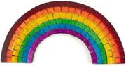Sacred Remedy Rainbow Mosaic Wall Art | Handcrafted Sunburst Wall Hanging | Colorful Home Decor | Bohemian Decor | Unique Wall Art for Living Room, Bedroom, Kitchen
