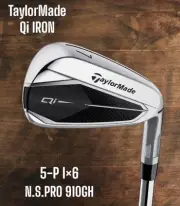 TaylorMade Qi Irons 5 P set of 6 N.S.PRO 910GH