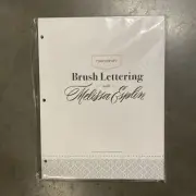 CTMH BRUSH LETTERING With Melissa Esplin 41 Loose Page Workbook