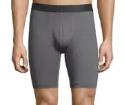 Mens - Hanes Medium Gray Compression Shorts Sport Performance Gear (32-34)