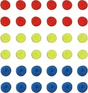 Plastic Pot Sponge 36PCS Plastic Dish Scrubbers Non Scratch Round Scouring Pads Kitchen Pot Scrubbing Sponges 6g