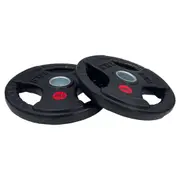 10kg Rubber Tri-grip Weight Plates Type-O Pair