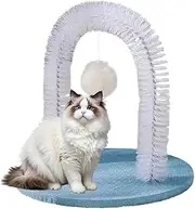 Cat Scratchers,Cat Arch Groomer Scratching Massager Board - Arch Shedding Hair Remover Scratching Pad Grooming Rubbing Post for Head Home Living Room