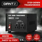 200W Step Down Transformer 240V-110V Stepdown Voltage Converter AU-US Appliances