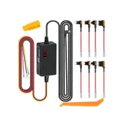 Dash Cam Hardwire Kit 24V to 5V USB-C Type-C Connector with LED Screen Shows ...