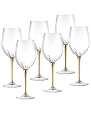 Barski Set of 6 Red Wine Goblets