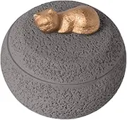 Pet Ashes Urn,Stable Pet Cremate Urn - Decorative Coffin Container for Commemorative Remembrance Loss Cats Memory Funeral Sympathy