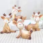 TRIPLE W 3D 鹿小鹿斑比桌展示可愛的鹿雕像裝飾