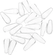 Baluue Nail Polish Display Stand 20pcs Glass Crystal Palette Art Display Stand
