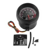 Auto 0-8000 Rpm Tachometer Gauge Universal 3.75 Inch 12v White Led Backlit Tachometer Gauge With Re Black