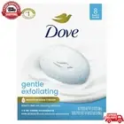 Dove Beauty Bar Soap for Women Gentle Exfoliating All Skin, 3.75 oz 8 Bars