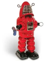 Robot - Clockwork Tin Robot Red