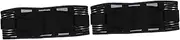 FOMIYES 2pcs Protection Belt Lower Back Support Sports Waist Brace Lumbar Posture Multi-function Waist Brace Waist Support Belts for Women Tummy Control Shorts Wide Elastic Black Cotton