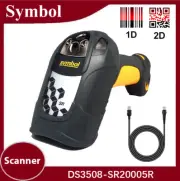 Zebra Symbol DS3508-SR20005R Rugged Handheld 2D Barcode Scanner with USB Cable