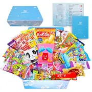 Sakura Box Japanese Snacks & Candy 30 Piece Dagashi Set Gift (Box)