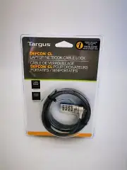 Targus Defcon CL Laptop Cable Combination Lock with Base Plate PA410C