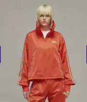 Womens Adidas Y-3 Firebird Track Jacket Blaze Orange Size Large