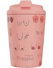 [Made by Fressko] Ceramic Reusable Cup 340ml in Pink