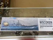 1/350 USS WISCINSIN (B-64) NAVY BATTLESHIP MODEL