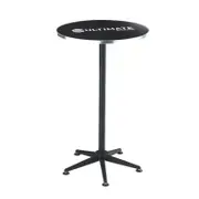 Ultimate 98 x 60 x 60cm Matte Black Bar Table