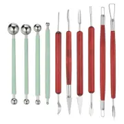 10 Pcs Clay Sculpting Tool Kit, Polymer Clay Tools Set, Light Green