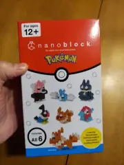 Nanoblock Pokemon Includes All 6 Normal Type Cute Tiny Micro Building Blocks