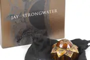 Jay Strongwater Lotus Star Roget Persia Collection Trinket Box With Crystals NEW