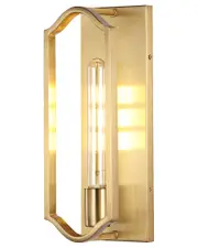 JONATHAN Y Chloe 4In 1-Light Modern Bohemian Iron LED Sconce