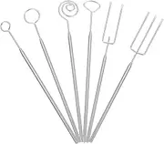 BEBEMOKO 1Set Chocolate Dipping Fork Stainless Steel Fondue Tools for Melting Chocolate Cake Decorating and Fruit Dipping for Desserts and Parties