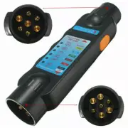 12V 7 Pin Car Camper Trailer Light Wiring Circuit Tester Plug Socket