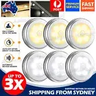 3x LED Motion Sensor Night Light Indoor Outdoor Battery Operated Stairs Hallway