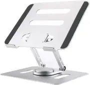 UPERFECT Portable Monitor Stand, Adjustable Laptop Stand 10-18.5", Silver