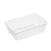 50pk 650ml Rectangular Reusable Plastic Containers (NO LIDS)