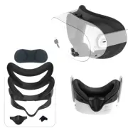 Face Cover for Meta Quest 3S VR Headset PU Leather Pad Face Replacement Mask