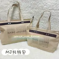 在飛比找樂天市場購物網優惠-Marc jacobs mj logo 帆布 托特包