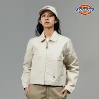 在飛比找momo購物網優惠-【Dickies】女款淺沙灰可調節下襬設計短版艾森豪外套｜D