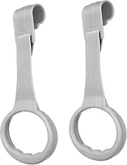 HOODANCOS 1Pair Crib Pull Rings Portable Walking Assistant for Standing Exercise Safe Durable Bed Hanging Rings Easy to Install Grey Activity Support
