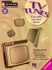 TV Tunes Jazz Play-Along Vol 64 for Bb Eb C BC Instruments Sheet Music Book CD