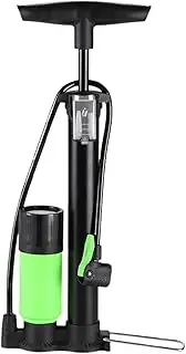 Hand Tire Inflator, Portable 160 PSI Floor Inflator with Pressure Gauge 42cm, Manual Biking Inflating Tools for Mountain Bikes, Road Bikes, Compact and Sturdy