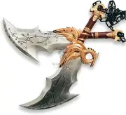 Kratos Blades Of Athena - God of War Twin Blades with Chain Game Replica Blades