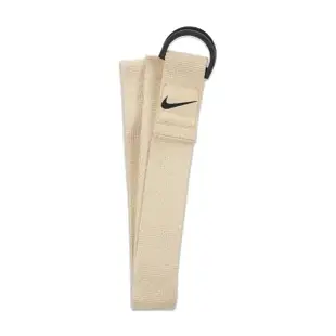 【NIKE 耐吉】瑜珈繩 Mastery Strap YOGA 6FT 杏色 運動 健身 扣環 伸展帶 拉力帶(N100348413-6OS)