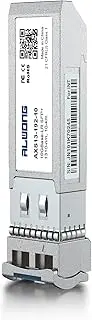 Alwong 10GBase-LR SFP+ Transceiver, 10G SFP+ to LC Singlemode Fiber Module, 1310nm, up to 10 km, for Cisco SFP-10G-LR, Ubiquiti UniFi UF-SM-10G, Mikrotik S+31DLC10D, Meraki, Netgear and More, 1 Pack
