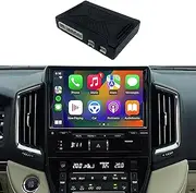CARAMCO Wireless CarPlay&Android Auto Interface Compatible with Toyota Land Cruiser GXR 2017-2021 Retrofit Kit Support Original Camera,Bluetooth Audio and Micphone,No Need Programing Code