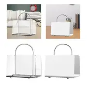 Acrylic Bookshelf Magazines Shelf for Countertop Decoration All Size Books