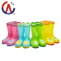 在飛比找樂天市場購物網優惠-騎安兒童雨鞋男童女童時尚雨靴寶寶防滑水鞋學生果凍環保膠鞋韓國