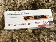 ThermoPro Ultra Fast Digital Food Thermometer Meat Orange Model TP-03H - New