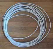 50foot UHF-VHF 75ohm HDTV CABLE w/2 COAX Connectors NEW CATV HDTV FM HDFM white