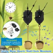 Quartz Pendulum Trigger Clock Movement Chime Music DIY Box Completer Home Office